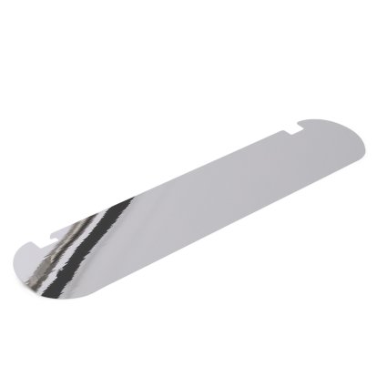 Pipe TV shelf, Chrome