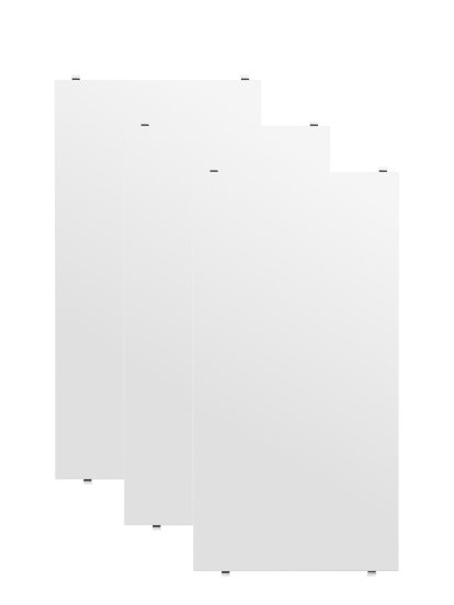 String System Shelves (Set of 3), 58 x 30 cm, White lacquered