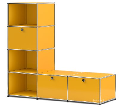 USM Haller Clothes Rack/Bench Type 1, Golden yellow RAL 1004