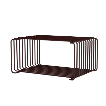 Panton Wire Low Shelf, 26 cm, Black Red