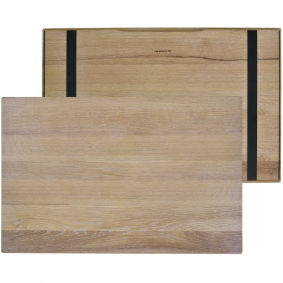 Wooden Overlay (Single) for USM Haller Shelves, Size M, 75 cm x 50 cm, Oak, white oiled