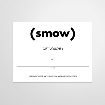 smow Gift Certificate, 25 EUR, PDF voucher via e-mail, English