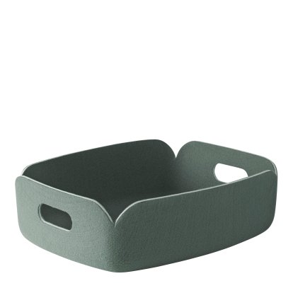 Restore Tray, L 40 cm x W 31 cm , Dusty green