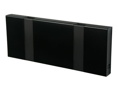 Knax, 2 hooks, Black, MDF black lacquered