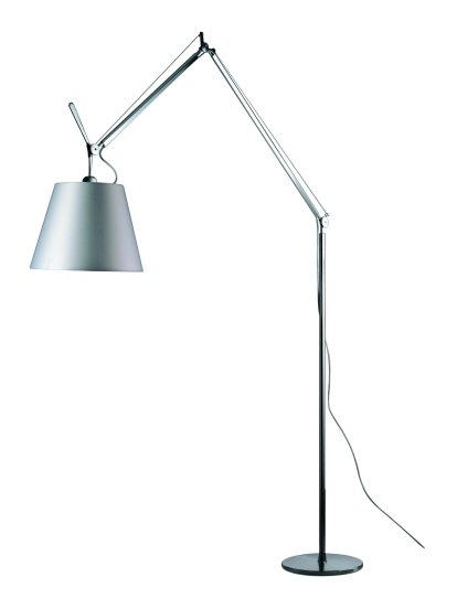 Tolomeo Mega Terra Floor Lamp LED, Satin grey, 36 cm