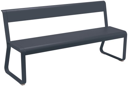 Bellevie Bench with Back, Anthracite