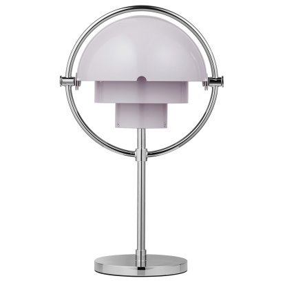 Multi-Lite Rechargeable Lamp, Pale lilac / chrome