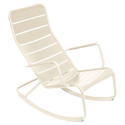 Luxembourg Rocking Chair, Beige Latte