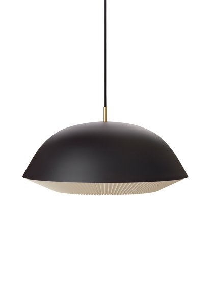 Caché Pendant Lamp, XL: H 25 x Ø 55 cm, Black