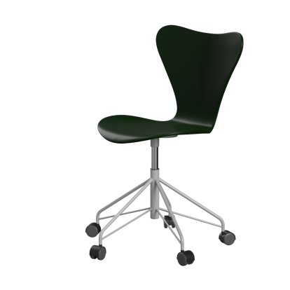 Series 7 Swivel Chair 3117/3217 New Colours, Without armrests, Lacquer, Evergreen, Nine grey