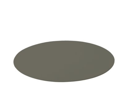 Felt Coasters for Componibili, 1, Rund, ø 40 cm, 040 grey uni