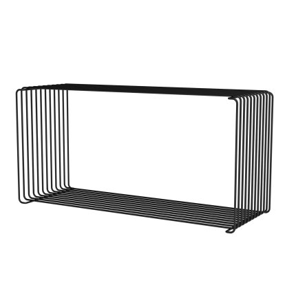 Panton Wire Extended Shelf, 26 cm, Black
