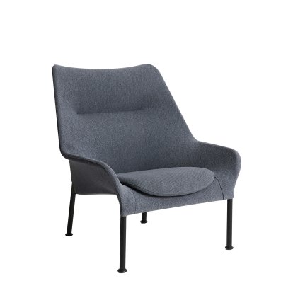 O2 Lounge Sessel, Without Ottoman, Lift grey / black