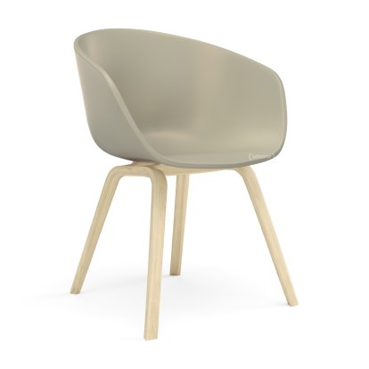 About A Chair AAC 22 Armchair, Pastel green, Lacquered oak