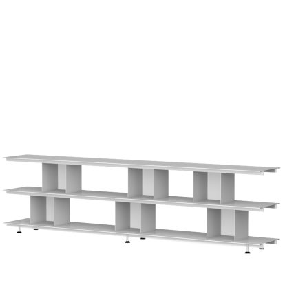 Zoll D Shelf, Light grey, 220 cm, H 22 cm / H 22 cm
