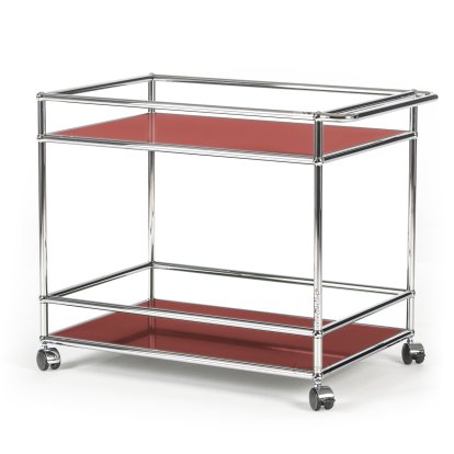 USM Haller Bar Trolley Type 2, USM ruby red