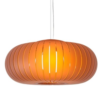 Teresa Frozen Pendant Light, Amber