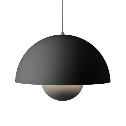 Flowerpot VP2 pendant light, Matt black