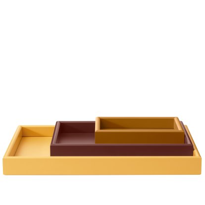 Arrange Tray, Set of three, S Amber / M Masala / L Acacia