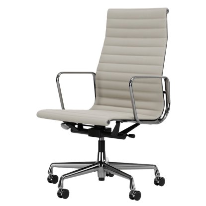 Aluminium Group EA 119, Chrome-plated, Leather (Standard), Snow