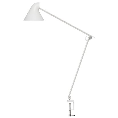 NJP Table Lamp, White, Clamp
