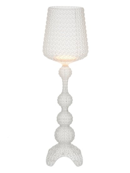 Kabuki Floor Lamp, Transparent glass