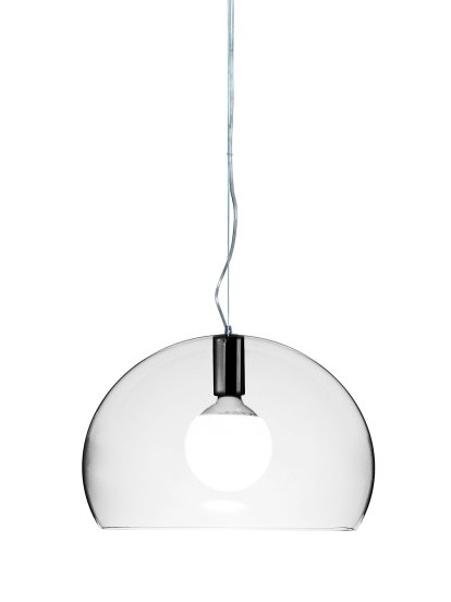 Small FL/Y Pendant Lamp, Transparent