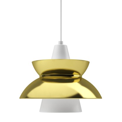 Doo-Wop Pendant Lamp, Brass