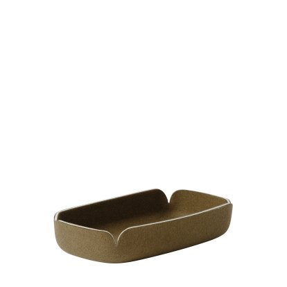 Restore Tray, L 28 cm x W 15,5 cm, Brown green