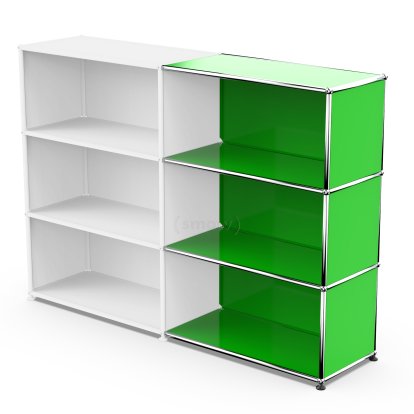 USM Haller Extension Kit Horizontal 3, USM green, 35 cm