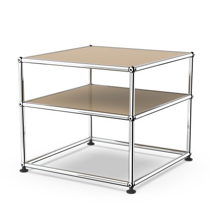 USM Haller Side Table Type 2, Metal, USM beige