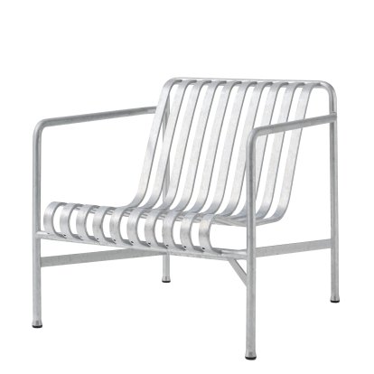 Palissade Lounge Chair Low, Hot galvanized