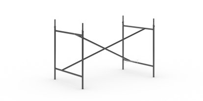 Eiermann 1 Table Frame, Black, Centred, 110 x 66 cm, With extension (height 72-85 cm)