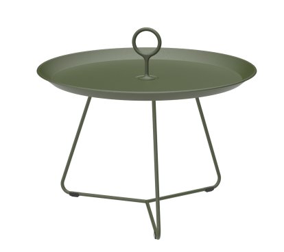 Eyelet Side Table, H 41 x Ø 57,5 cm, Olive green