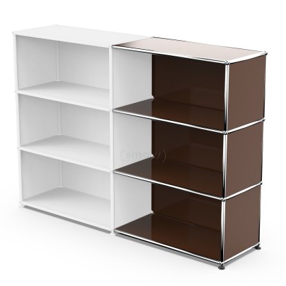 USM Haller Extension Kit Horizontal 3, USM brown, 35 cm