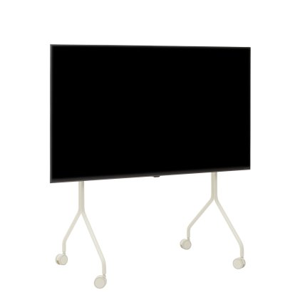 Moon TV Stand, Regular, Pearl