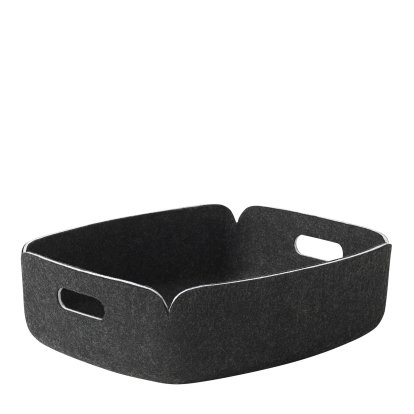 Restore Tray, L 40 cm x W 31 cm , Black melange
