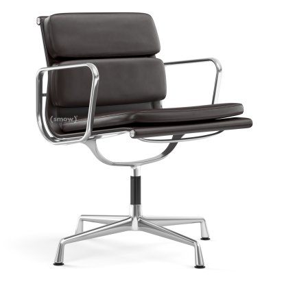 Soft Pad Group EA 207 / EA 208, EA 208 - swivelling, Polished, Leather Standard chocolate, Plano brown