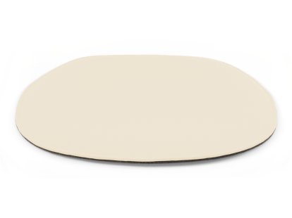 Seat Pad for Eames Side Chairs, With upholstery, Wool white