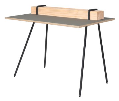 Kurt Secretaire, Grey linoleum, Untreated douglas fir 