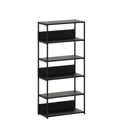 Unit Shelf Steel, 180 cm, Open, Graphite black