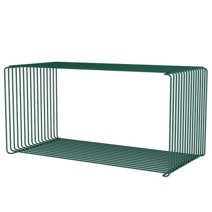 Panton Wire Extended Shelf, 35 cm, Pine