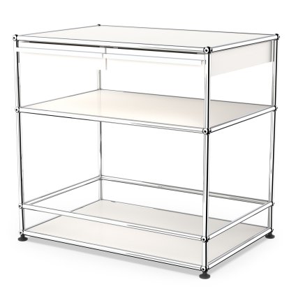 USM Haller Bar Sideboard with Drawers, Pure white RAL 9010