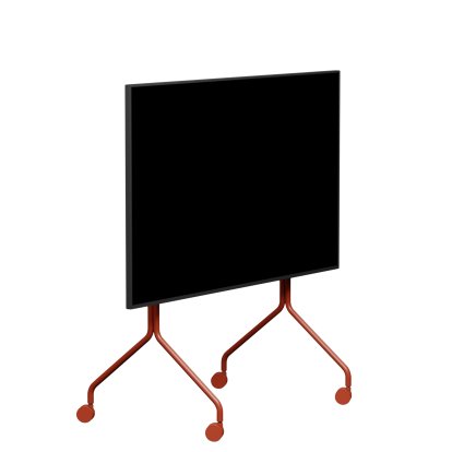 Moon TV Stand, Regular, Burning red