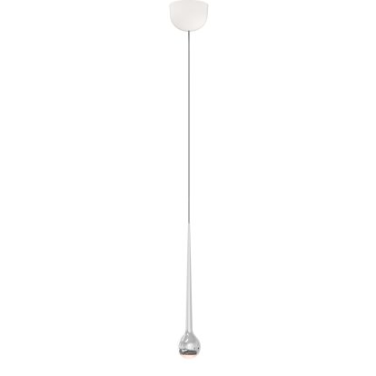 Falling Sun Pendant Lamp, Polished aluminium, 1 shade