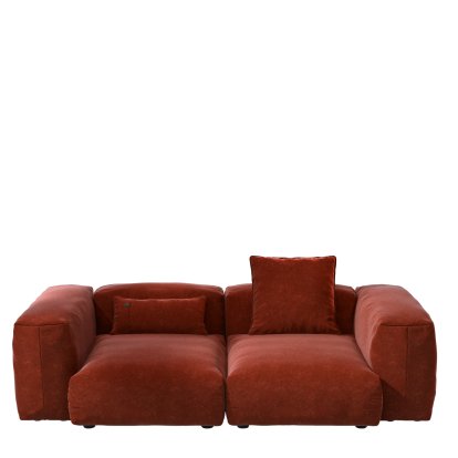 Vetsak Sofa Set 2, M, Suave - Saffron, With cushions
