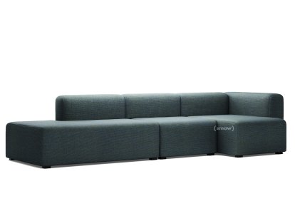 Mags Sofa with Récamière, Right armrest, Steelcut Trio 883 - petrol