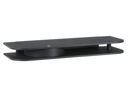 Valet Wall Console, Black painted oak