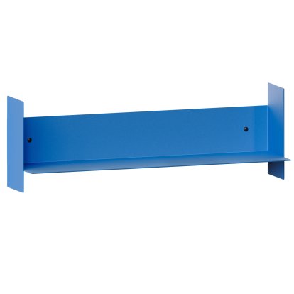 Pli Wall Shelf Classic, 60 cm, Azure Blue, Without hooks