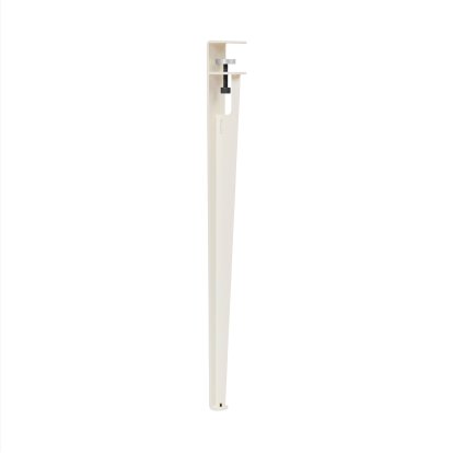 Tiptoe Table Leg, 75 cm, Cream white
